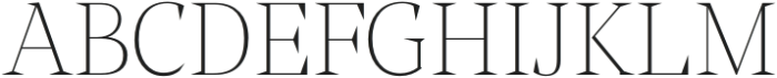 BD Gitalona Display Thin otf (100) Font UPPERCASE