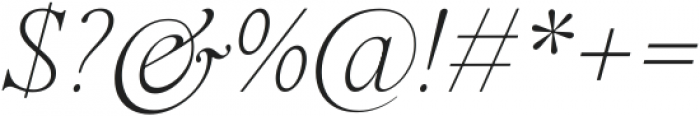 BD Megalona Italic ttf (400) Font OTHER CHARS