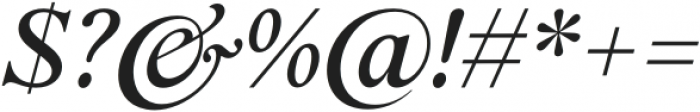 BD Megalona Medium Italic otf (500) Font OTHER CHARS