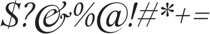 BD Megalona Normal Italic otf (400) Font OTHER CHARS