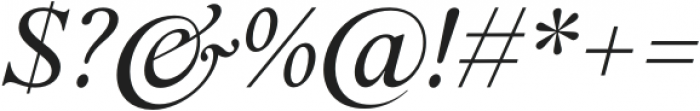 BD Megalona Regular Italic otf (400) Font OTHER CHARS