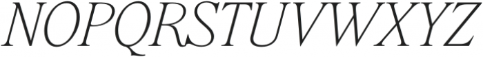 BD Megalona Thin Italic otf (100) Font UPPERCASE