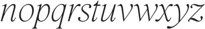 BD Megalona Thin Italic otf (100) Font LOWERCASE