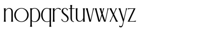 BD Croissant Regular Font LOWERCASE