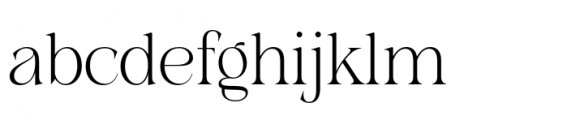 BD Gitalona Moxa Extralight Font LOWERCASE