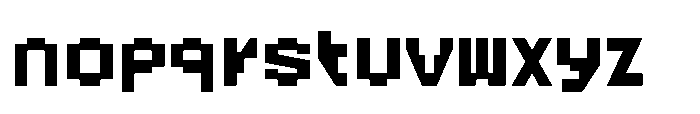 BD Gravel Edge Font LOWERCASE