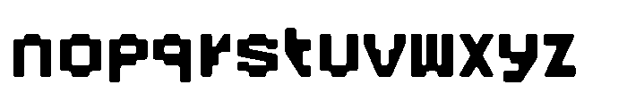 BD Gravel Rounder Font LOWERCASE