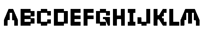 BD Gravel VF Edge Font UPPERCASE