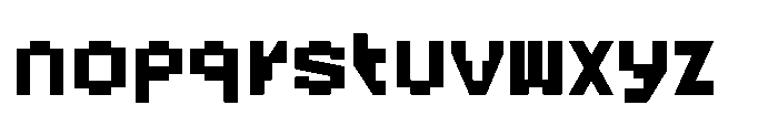 BD Gravel VF Edge Font LOWERCASE
