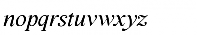 BD Megalona Variable Italic Font LOWERCASE