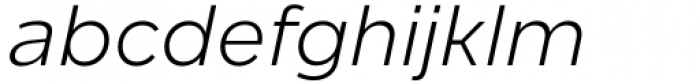 BD Megatoya Light Italic Font LOWERCASE