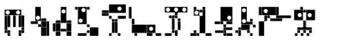 BD Micron Robots Muta5 Font UPPERCASE