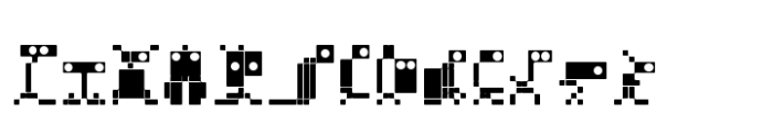 BD Micron Robots Variable Font UPPERCASE