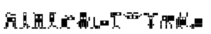 BD Micron Robots Variable Font LOWERCASE