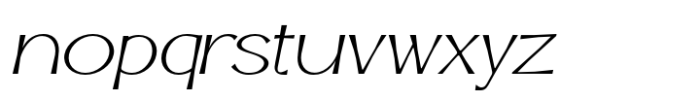 BD Velish Sans Regular Oblique Font LOWERCASE