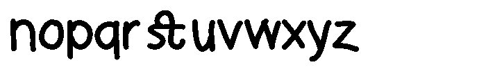 BDFlat BDflat Bold Font LOWERCASE