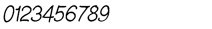 BDFlat BDflat Italic Font OTHER CHARS