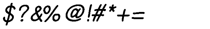 BDFlat BDflat Medium Italic Font OTHER CHARS