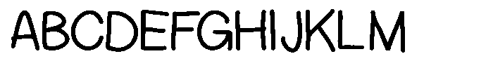BDFlat BDflat Medium Font UPPERCASE
