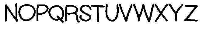 BDFlat BDflat Medium Font UPPERCASE