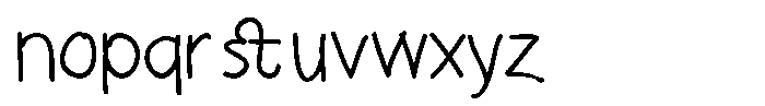BDFlat BDflat Roman Font LOWERCASE