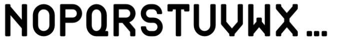 BDRmono 2021 Rounded Bold Font UPPERCASE