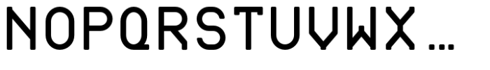 BDRmono 2021 Rounded Regular Font UPPERCASE