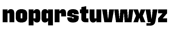Beachwood Variable Bold Font LOWERCASE
