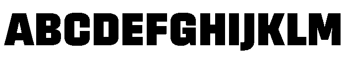 Beachwood Variable Heavy Font UPPERCASE
