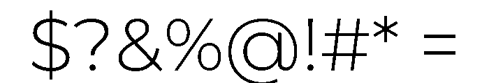 Bebas Neue V14 Deprecated Light Font OTHER CHARS