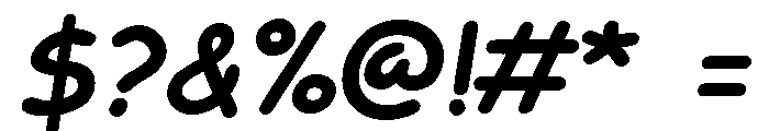 Begaz Bold Italic Font OTHER CHARS