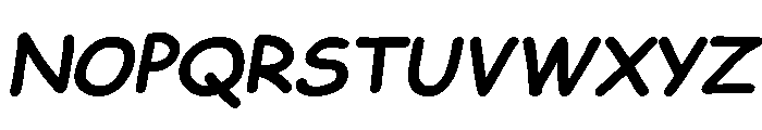 Begaz Bold Italic Font UPPERCASE
