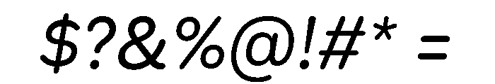 Begaz Italic Font OTHER CHARS