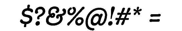Begaz Light Italic Font OTHER CHARS