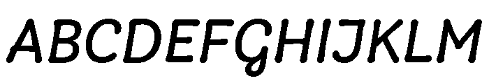 Begaz Light Italic Font UPPERCASE