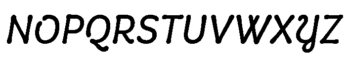 Begaz Light Italic Font UPPERCASE