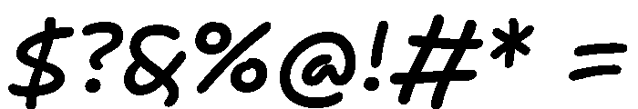 Begaz Medium Italic Font OTHER CHARS
