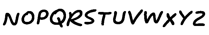 Begaz Medium Italic Font UPPERCASE
