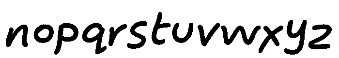 Begaz Medium Italic Font LOWERCASE