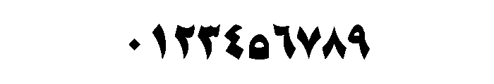 Beirut Regular Font OTHER CHARS