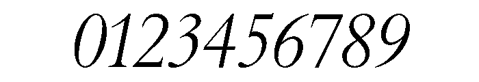 Bembo Mt Medium Italic Font OTHER CHARS