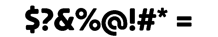 Berthold Block W1g Bold Font OTHER CHARS