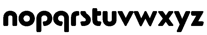 Berthold Block W1g Bold Font LOWERCASE