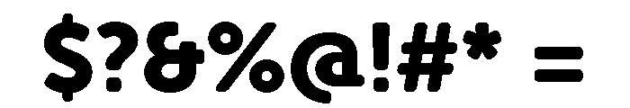 Berthold Block W1g Extra Bold Font OTHER CHARS