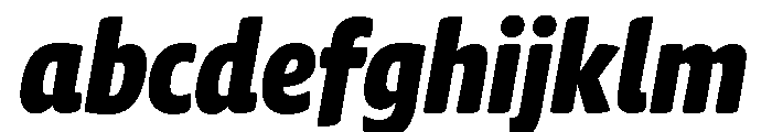 Berthold Block W1g Heavy Italic FONT