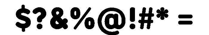 Berthold Block W1g Heavy Font OTHER CHARS