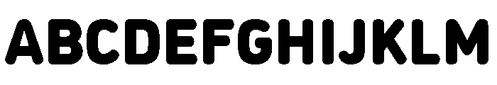 Berthold Block W1g Heavy Font UPPERCASE