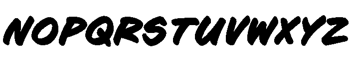 Bestia Bold Italic Font UPPERCASE