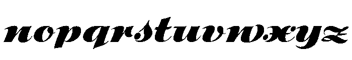 Bestia Extra Bold Font LOWERCASE