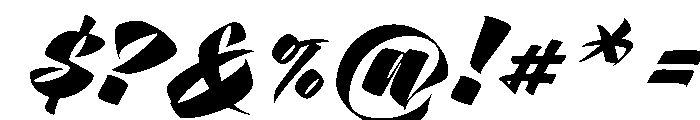 Bestia Headline Font OTHER CHARS